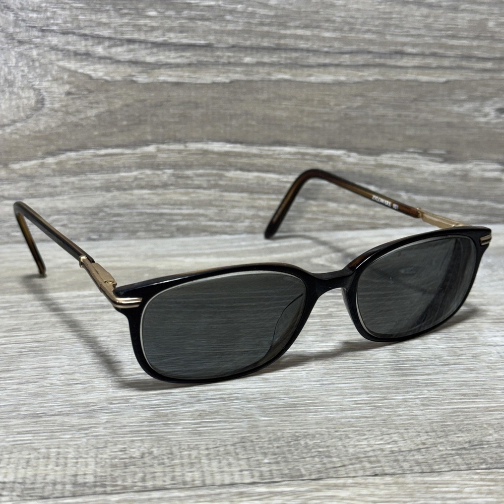 Stetson Zyloware 166 Sunglasses Mens Tortoise Gold Square Vtg Style *Frames Only
